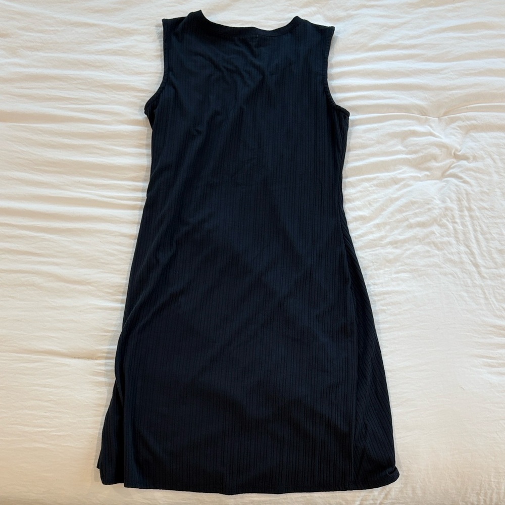 Navy Sleeveless Dress - Picture 2 of 3